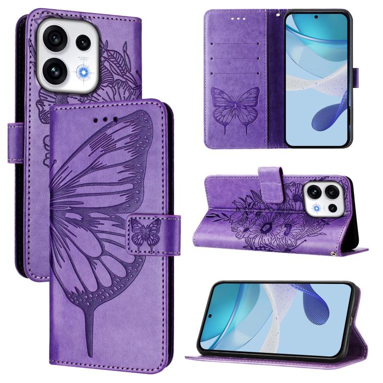Embossed Butterfly Leather Phone Case, For OPPO Reno16 F / Reno16 FS 5G, For OPPO Reno16 / Reno16 Pro 5G Global, For OPPO Find X9s Pro 5G, For OPPO Find X9 Ultra, For OPPO A6s Pro 4G, For OPPO Find X9