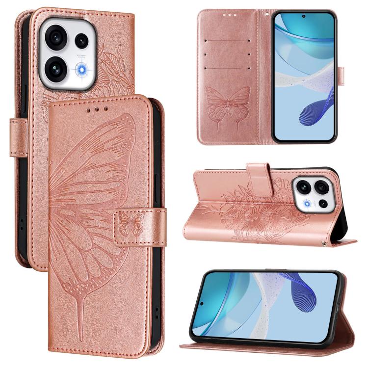 Embossed Butterfly Leather Phone Case, For OPPO Reno16 F / Reno16 FS 5G, For OPPO Reno16 / Reno16 Pro 5G Global, For OPPO Find X9s Pro 5G, For OPPO Find X9 Ultra, For OPPO A6s Pro 4G, For OPPO Find X9