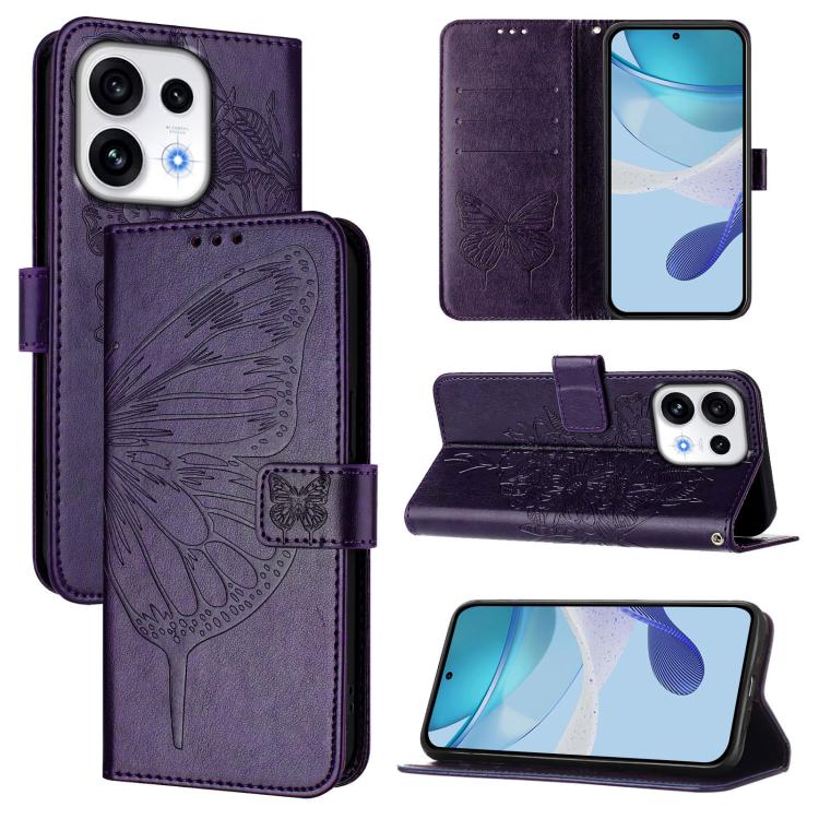 Embossed Butterfly Leather Phone Case, For OPPO Reno16 F / Reno16 FS 5G, For OPPO Reno16 / Reno16 Pro 5G Global, For OPPO Find X9s Pro 5G, For OPPO Find X9 Ultra, For OPPO A6s Pro 4G, For OPPO Find X9