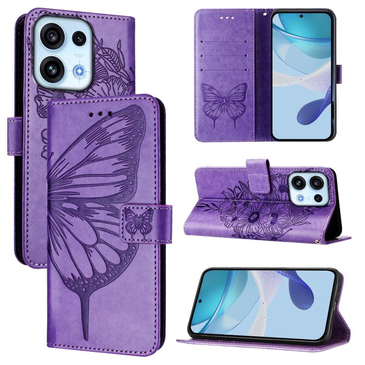 Embossed Butterfly Leather Phone Case, For OPPO Reno16 F / Reno16 FS 5G, For OPPO Reno16 / Reno16 Pro 5G Global, For OPPO Find X9s Pro 5G, For OPPO Find X9 Ultra, For OPPO A6s Pro 4G, For OPPO Find X9