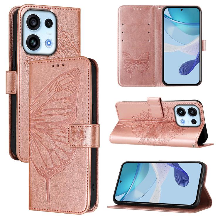 Embossed Butterfly Leather Phone Case, For OPPO Reno16 F / Reno16 FS 5G, For OPPO Reno16 / Reno16 Pro 5G Global, For OPPO Find X9s Pro 5G, For OPPO Find X9 Ultra, For OPPO A6s Pro 4G, For OPPO Find X9