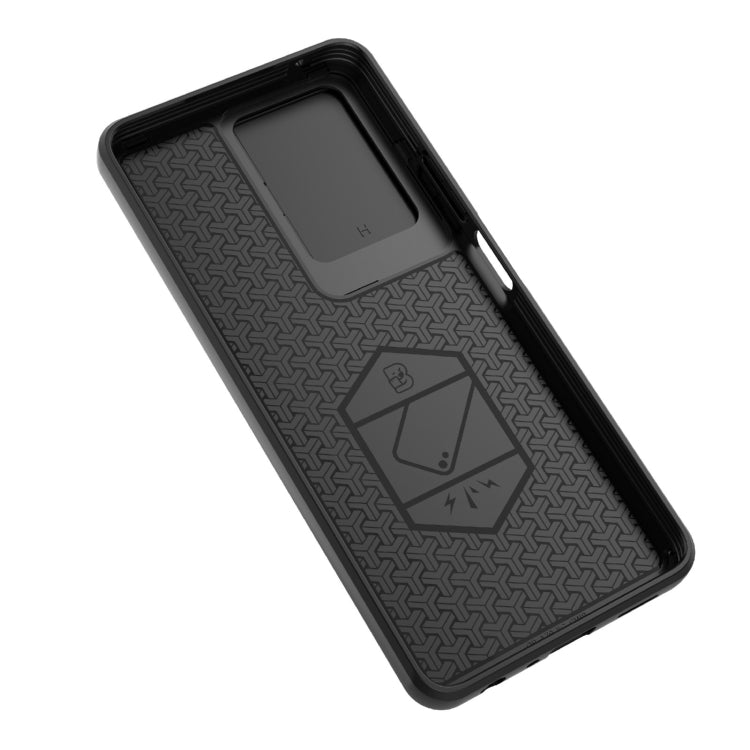 Sliding Camshield TPU + PC Shockproof Phone Case with Holder, For OPPO A79 5G Global