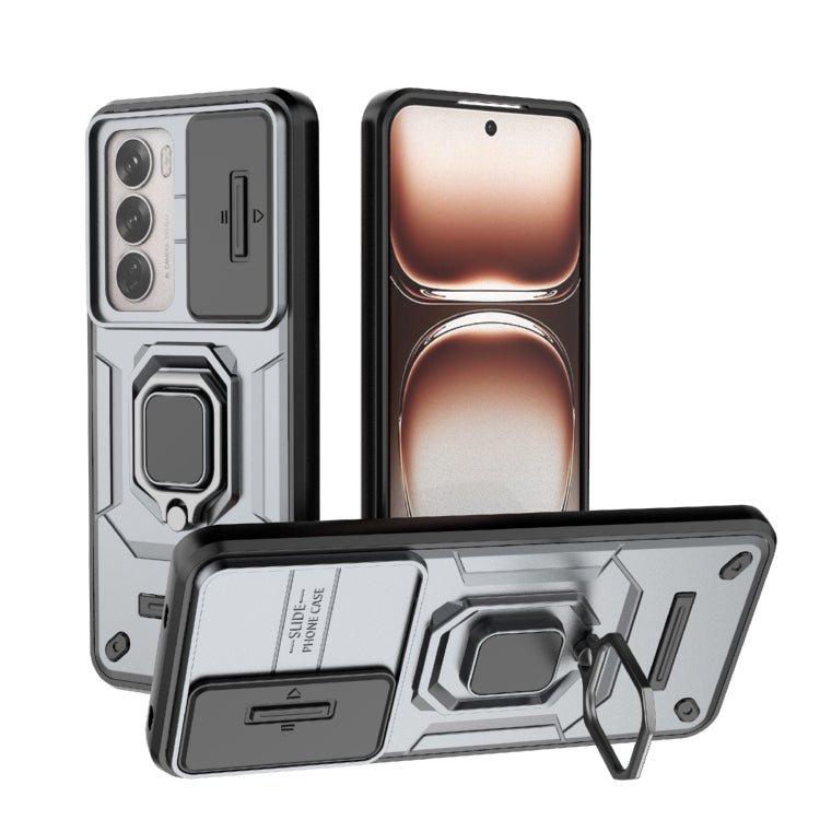 Sliding Camshield TPU + PC Shockproof Phone Case with Holder, For OPPO K13 Turbo 5G, For OPPO Reno13 Pro 5G Global, For OPPO Reno13 5G Global, For OPPO K12x 5G Global, For OPPO A3X 5G, For OPPO Reno12 Pro Global, For OPPO Reno12 Global                 ...