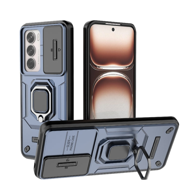 Sliding Camshield TPU + PC Shockproof Phone Case with Holder, For OPPO K13 Turbo 5G, For OPPO Reno13 Pro 5G Global, For OPPO Reno13 5G Global, For OPPO K12x 5G Global, For OPPO A3X 5G, For OPPO Reno12 Pro Global, For OPPO Reno12 Global                 ...