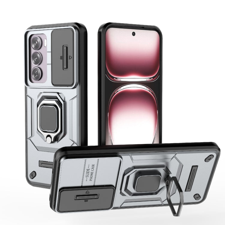 Sliding Camshield TPU + PC Shockproof Phone Case with Holder, For OPPO K13 Turbo 5G, For OPPO Reno13 Pro 5G Global, For OPPO Reno13 5G Global, For OPPO K12x 5G Global, For OPPO A3X 5G, For OPPO Reno12 Pro Global, For OPPO Reno12 Global                 ...