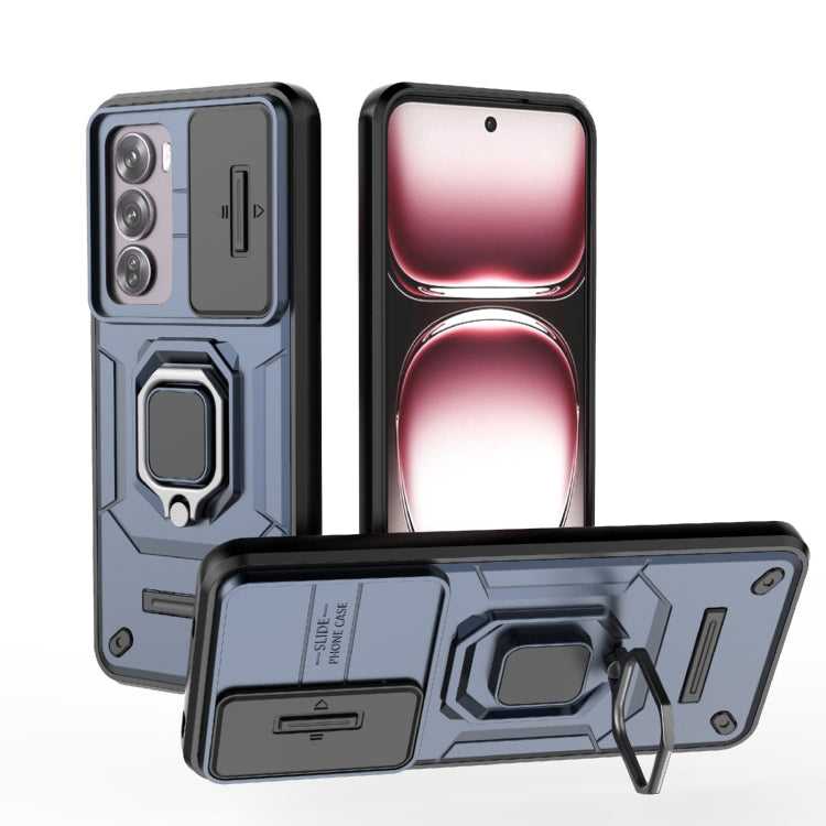 Sliding Camshield TPU + PC Shockproof Phone Case with Holder, For OPPO K13 Turbo 5G, For OPPO Reno13 Pro 5G Global, For OPPO Reno13 5G Global, For OPPO K12x 5G Global, For OPPO A3X 5G, For OPPO Reno12 Pro Global, For OPPO Reno12 Global                 ...