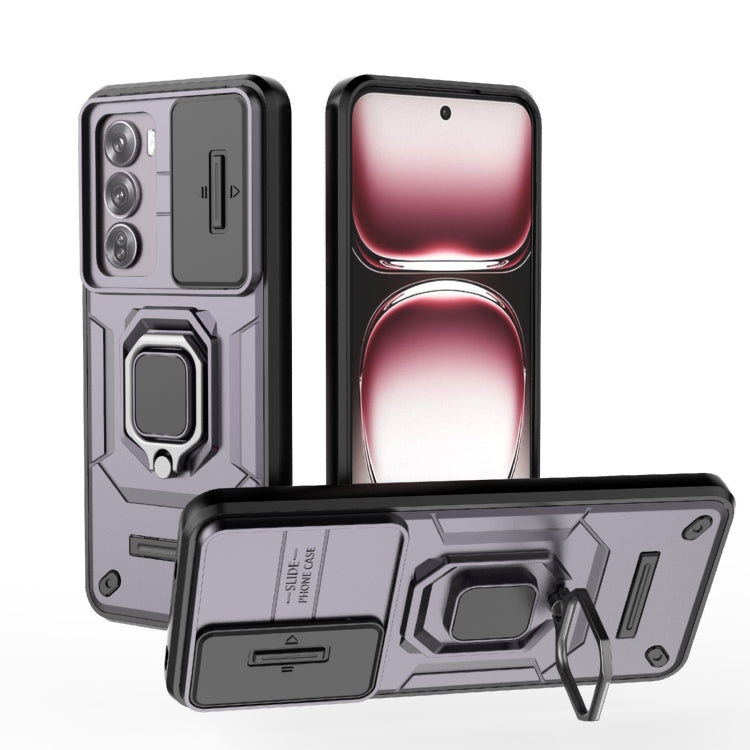 Sliding Camshield TPU + PC Shockproof Phone Case with Holder, For OPPO K13 Turbo 5G, For OPPO Reno13 Pro 5G Global, For OPPO Reno13 5G Global, For OPPO K12x 5G Global, For OPPO A3X 5G, For OPPO Reno12 Pro Global, For OPPO Reno12 Global                 ...