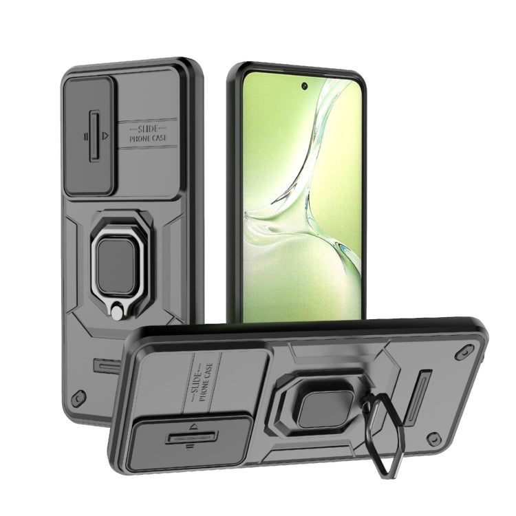 Sliding Camshield TPU + PC Shockproof Phone Case with Holder, For OPPO K13 Turbo 5G, For OPPO Reno13 Pro 5G Global, For OPPO Reno13 5G Global, For OPPO K12x 5G Global, For OPPO A3X 5G, For OPPO Reno12 Pro Global, For OPPO Reno12 Global                 ...