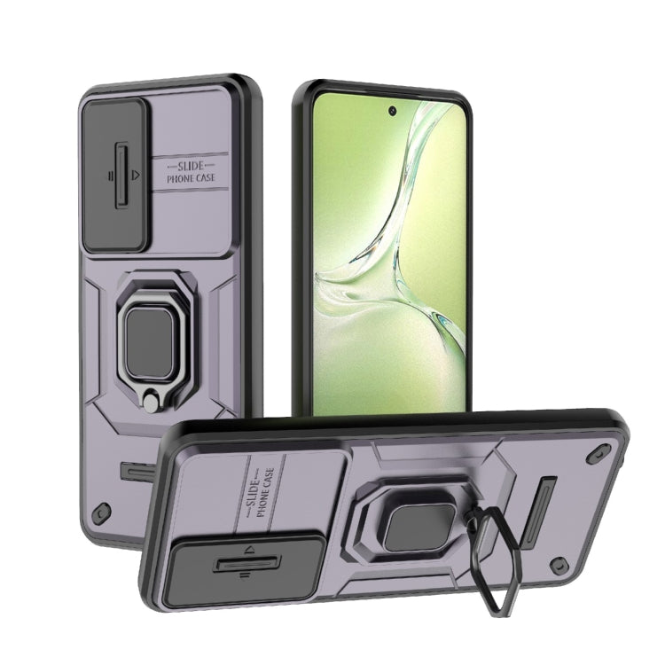 Sliding Camshield TPU + PC Shockproof Phone Case with Holder, For OPPO K13 Turbo 5G, For OPPO Reno13 Pro 5G Global, For OPPO Reno13 5G Global, For OPPO K12x 5G Global, For OPPO A3X 5G, For OPPO Reno12 Pro Global, For OPPO Reno12 Global                 ...