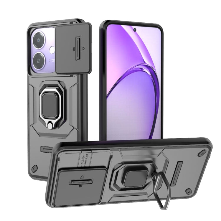Sliding Camshield TPU + PC Shockproof Phone Case with Holder, For OPPO K13 Turbo 5G, For OPPO Reno13 Pro 5G Global, For OPPO Reno13 5G Global, For OPPO K12x 5G Global, For OPPO A3X 5G, For OPPO Reno12 Pro Global, For OPPO Reno12 Global                 ...