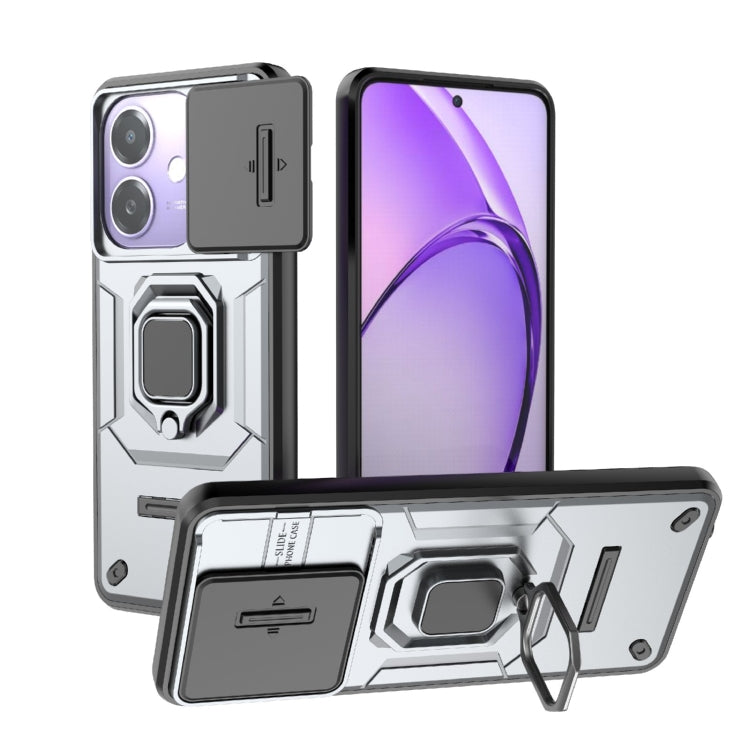 Sliding Camshield TPU + PC Shockproof Phone Case with Holder, For OPPO K13 Turbo 5G, For OPPO Reno13 Pro 5G Global, For OPPO Reno13 5G Global, For OPPO K12x 5G Global, For OPPO A3X 5G, For OPPO Reno12 Pro Global, For OPPO Reno12 Global                 ...