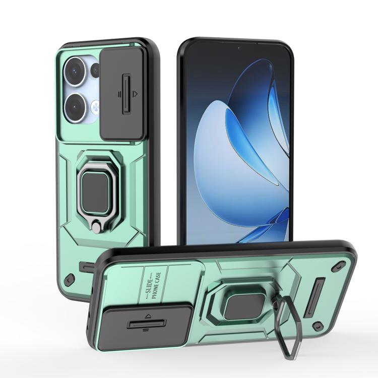 Sliding Camshield TPU + PC Shockproof Phone Case with Holder, For OPPO K13 Turbo 5G, For OPPO Reno13 Pro 5G Global, For OPPO Reno13 5G Global, For OPPO K12x 5G Global, For OPPO A3X 5G, For OPPO Reno12 Pro Global, For OPPO Reno12 Global                 ...