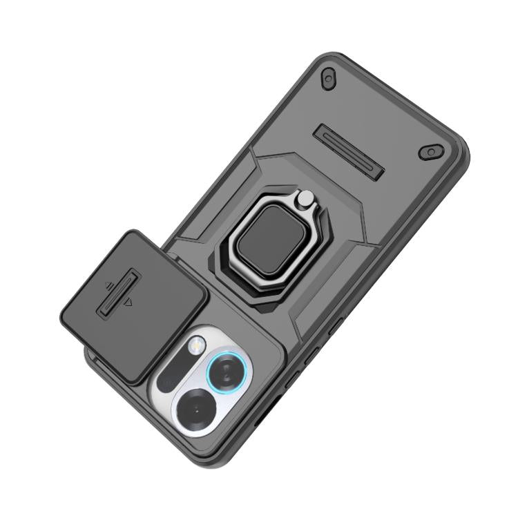 Sliding Camshield TPU + PC Shockproof Phone Case with Holder, For OPPO K13 Turbo 5G, For OPPO Reno13 Pro 5G Global, For OPPO Reno13 5G Global, For OPPO K12x 5G Global, For OPPO A3X 5G, For OPPO Reno12 Pro Global, For OPPO Reno12 Global                 ...