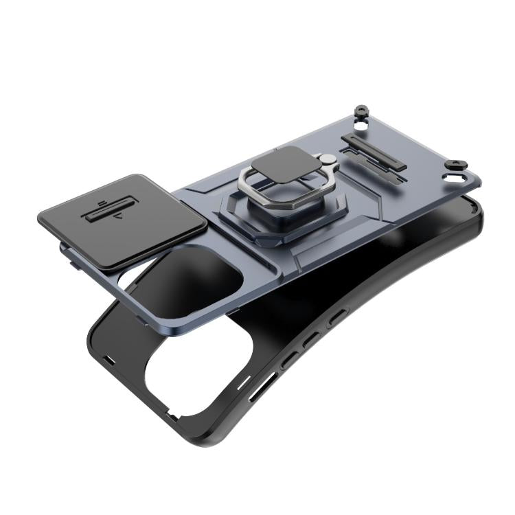 Sliding Camshield TPU + PC Shockproof Phone Case with Holder, For OPPO K13 Turbo 5G, For OPPO Reno13 Pro 5G Global, For OPPO Reno13 5G Global, For OPPO K12x 5G Global, For OPPO A3X 5G, For OPPO Reno12 Pro Global, For OPPO Reno12 Global                 ...