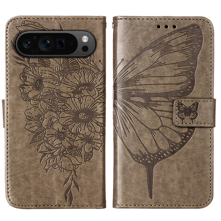 Embossed Butterfly Leather Phone Case, For Google Pixel 9 Pro, For Google Pixel 9, For Google Pixel 8a, For Google Pixel 8 Pro, For Google Pixel 8, For Google Pixel 7a