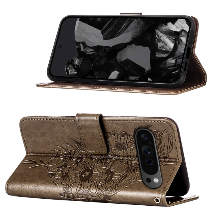 Embossed Butterfly Leather Phone Case, For Google Pixel 9 Pro, For Google Pixel 9, For Google Pixel 8a, For Google Pixel 8 Pro, For Google Pixel 8, For Google Pixel 7a