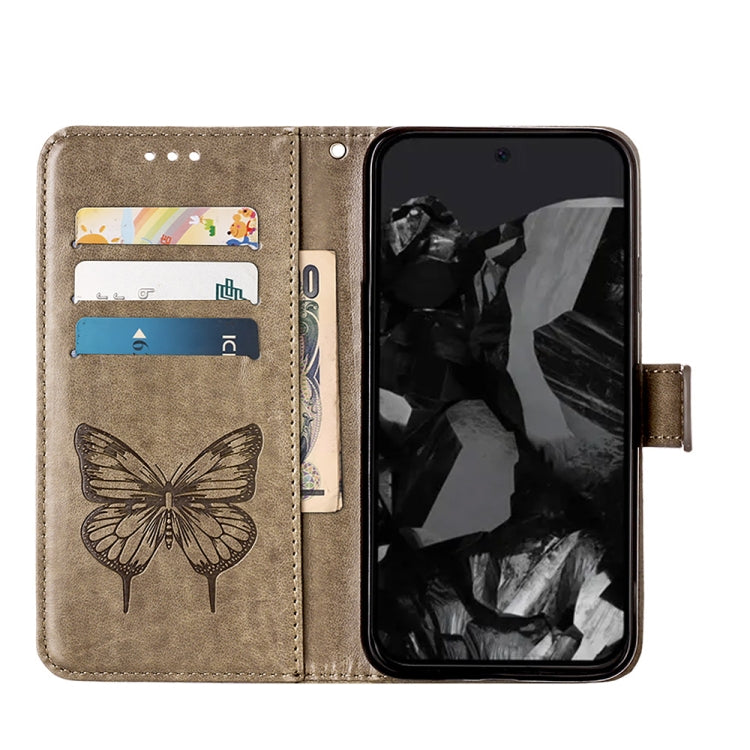 Embossed Butterfly Leather Phone Case, For Google Pixel 9 Pro, For Google Pixel 9, For Google Pixel 8a, For Google Pixel 8 Pro, For Google Pixel 8, For Google Pixel 7a