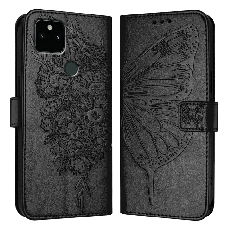 Embossed Butterfly Leather Phone Case, For Google Pixel 7 Pro, For Google Pixel 7, For Google Pixel 6a, For Google Pixel 6 Pro, For Google Pixel 6, For Google Pixel 5a 5G