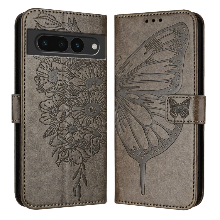 Embossed Butterfly Leather Phone Case, For Google Pixel 7 Pro, For Google Pixel 7, For Google Pixel 6a, For Google Pixel 6 Pro, For Google Pixel 6, For Google Pixel 5a 5G
