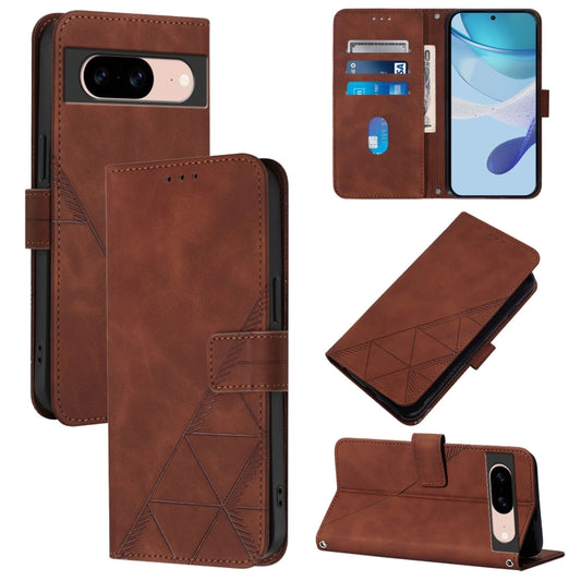 Crossbody 3D Embossed Flip Leather Phone Case, For Google Pixel 8a, For Google Pixel 8 Pro, For Google Pixel 8, For Google Pixel 7a, For Google Pixel 7 Pro, For Google Pixel 7, For Google Pixel 6a, For Google Pixel 6 Pro