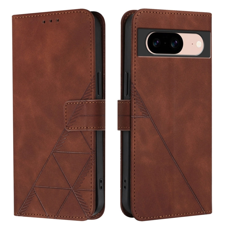 Crossbody 3D Embossed Flip Leather Phone Case, For Google Pixel 8a, For Google Pixel 8 Pro, For Google Pixel 8, For Google Pixel 7a, For Google Pixel 7 Pro, For Google Pixel 7, For Google Pixel 6a, For Google Pixel 6 Pro