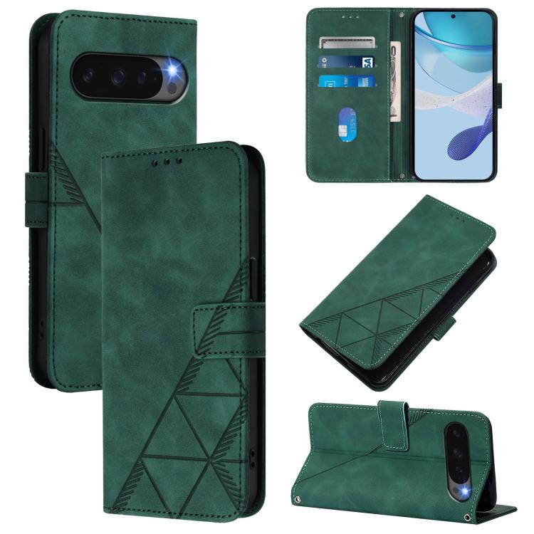 Crossbody 3D Embossed Flip Leather Phone Case, For Google Pixel 11 Pro XL, For Google Pixel 11 Pro / 11, For Google Pixel 10 Pro XL, For Google Pixel 10 / 10 Pro+, For Google Pixel 9a, For Google Pixel 9 Pro XL, For Google Pixel 9 Pro, For Google Pixel 9