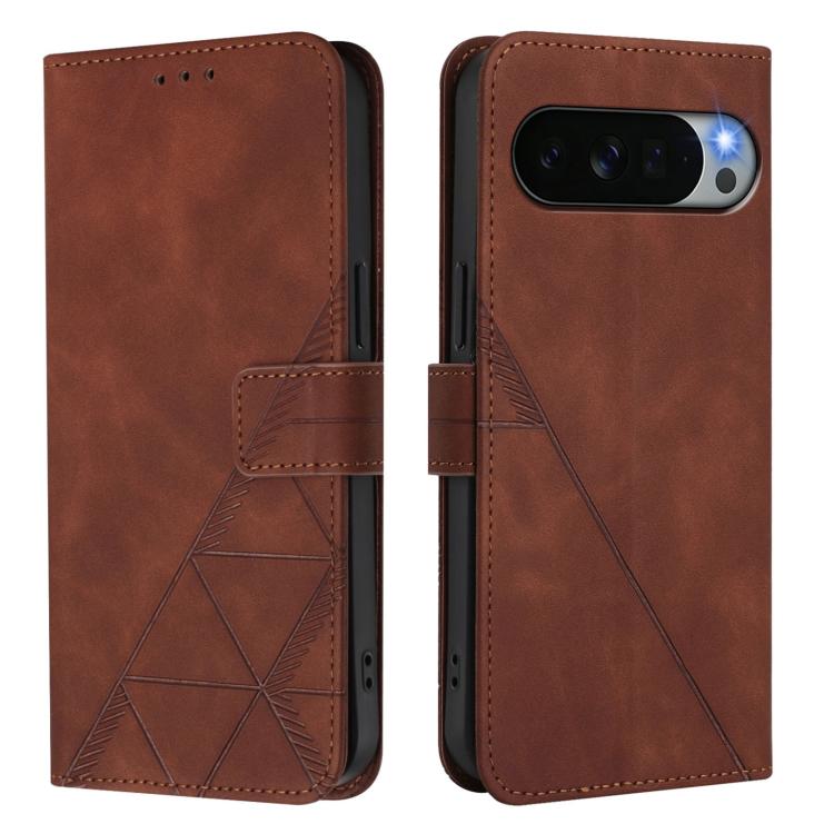 Crossbody 3D Embossed Flip Leather Phone Case, For Google Pixel 11 Pro XL, For Google Pixel 11 Pro / 11, For Google Pixel 10 Pro XL, For Google Pixel 10 / 10 Pro+, For Google Pixel 9a, For Google Pixel 9 Pro XL, For Google Pixel 9 Pro, For Google Pixel 9