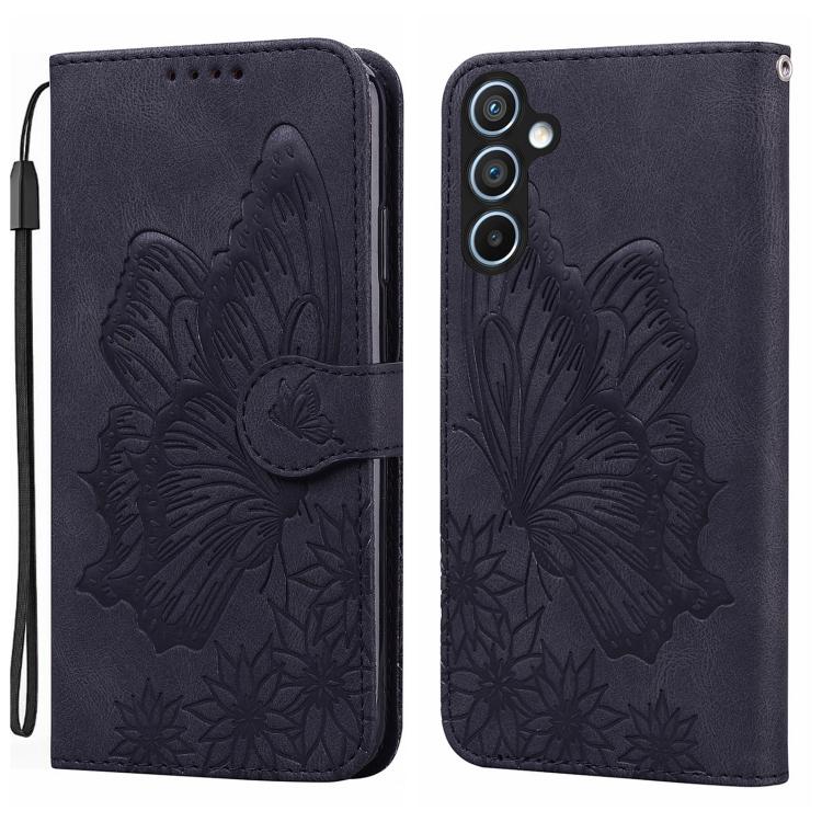 Retro Skin Feel Butterflies Embossing Horizontal Flip Leather Phone Case, For Samsung Galaxy A57 5G, For Samsung Galaxy A37 5G, For Galaxy A27 5G, For Samsung Galaxy A07 4G / A06 4G, For Samsung Galaxy A17 5G / A26 5G, For Samsung Galaxy A56 5G        ...