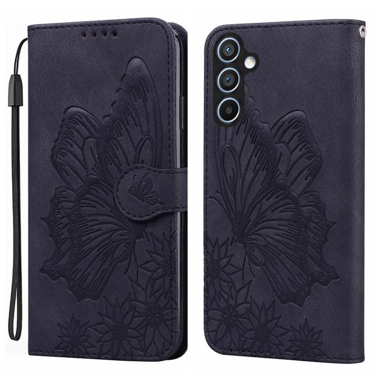 Retro Skin Feel Butterflies Embossing Horizontal Flip Leather Phone Case, For Samsung Galaxy A57 5G, For Samsung Galaxy A37 5G, For Galaxy A27 5G, For Samsung Galaxy A07 4G / A06 4G, For Samsung Galaxy A17 5G / A26 5G, For Samsung Galaxy A56 5G        ...