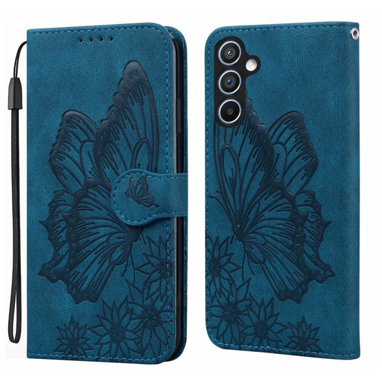 Retro Skin Feel Butterflies Embossing Horizontal Flip Leather Phone Case, For Samsung Galaxy A57 5G, For Samsung Galaxy A37 5G, For Galaxy A27 5G, For Samsung Galaxy A07 4G / A06 4G, For Samsung Galaxy A17 5G / A26 5G, For Samsung Galaxy A56 5G        ...