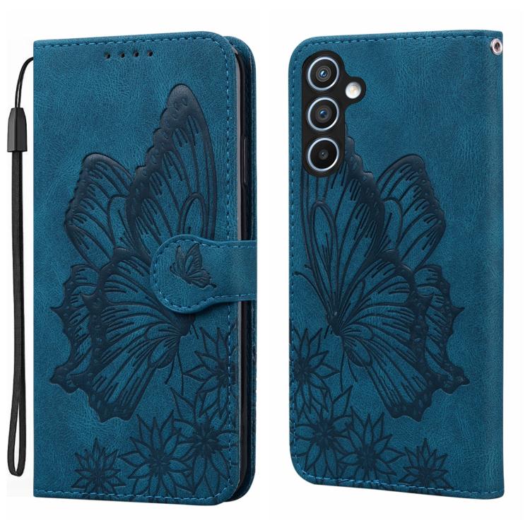 Retro Skin Feel Butterflies Embossing Horizontal Flip Leather Phone Case, For Samsung Galaxy A57 5G, For Samsung Galaxy A37 5G, For Galaxy A27 5G, For Samsung Galaxy A07 4G / A06 4G, For Samsung Galaxy A17 5G / A26 5G, For Samsung Galaxy A56 5G        ...