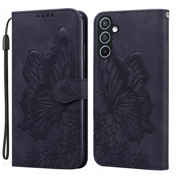 Retro Skin Feel Butterflies Embossing Horizontal Flip Leather Phone Case, For Samsung Galaxy A57 5G, For Samsung Galaxy A37 5G, For Galaxy A27 5G, For Samsung Galaxy A07 4G / A06 4G, For Samsung Galaxy A17 5G / A26 5G, For Samsung Galaxy A56 5G        ...