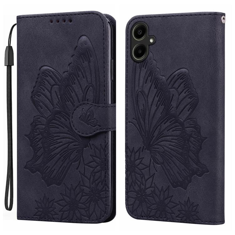 Retro Skin Feel Butterflies Embossing Horizontal Flip Leather Phone Case, For Samsung Galaxy A57 5G, For Samsung Galaxy A37 5G, For Galaxy A27 5G, For Samsung Galaxy A07 4G / A06 4G, For Samsung Galaxy A17 5G / A26 5G, For Samsung Galaxy A56 5G        ...