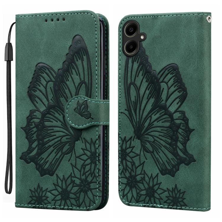 Retro Skin Feel Butterflies Embossing Horizontal Flip Leather Phone Case, For Samsung Galaxy A57 5G, For Samsung Galaxy A37 5G, For Galaxy A27 5G, For Samsung Galaxy A07 4G / A06 4G, For Samsung Galaxy A17 5G / A26 5G, For Samsung Galaxy A56 5G        ...