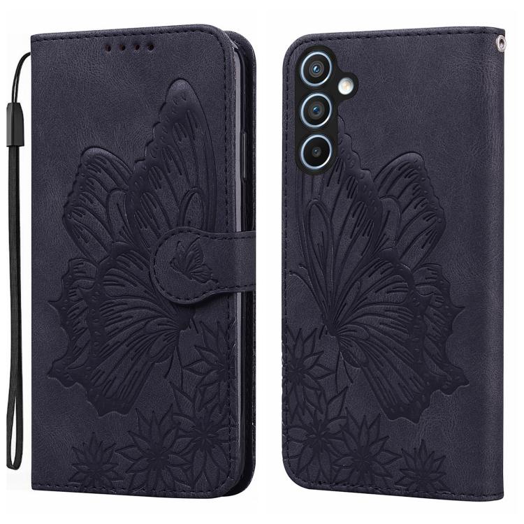 Retro Skin Feel Butterflies Embossing Horizontal Flip Leather Phone Case, For Samsung Galaxy A57 5G, For Samsung Galaxy A37 5G, For Galaxy A27 5G, For Samsung Galaxy A07 4G / A06 4G, For Samsung Galaxy A17 5G / A26 5G, For Samsung Galaxy A56 5G        ...