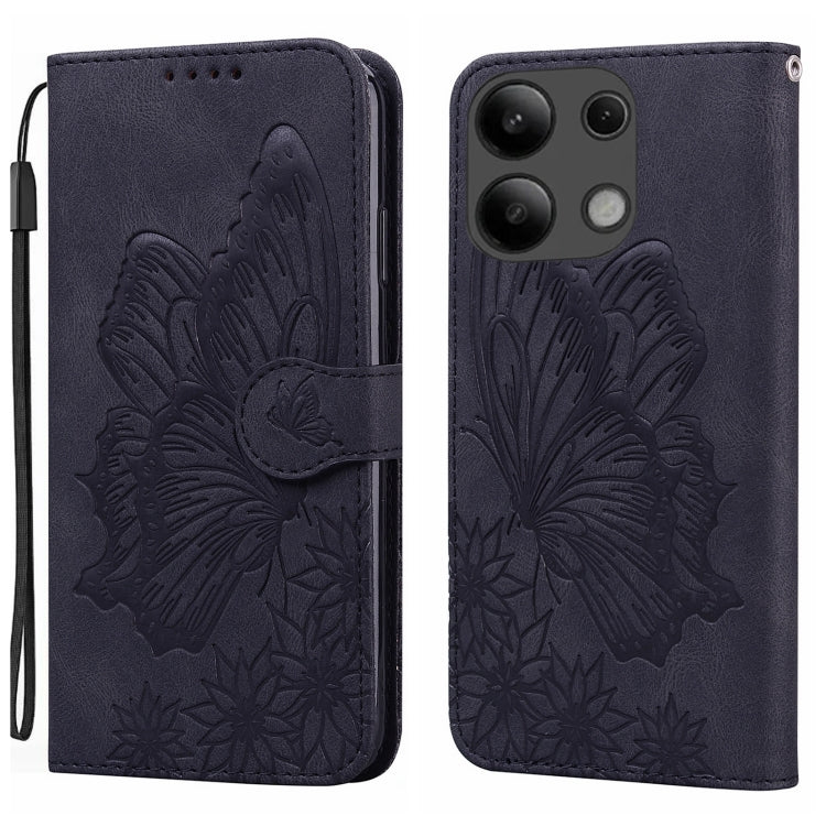 Retro Skin Feel Butterflies Embossing Horizontal Flip Leather Phone Case, For Redmi Note 14 5G, For Redmi Note 14 Pro 5G, For Redmi 14C 4G, For Xiaomi Redmi Note 13 Pro 4G, For Xiaomi Redmi Note 13 4G, For Xiaomi Redmi 13C / POCO C65                   ...