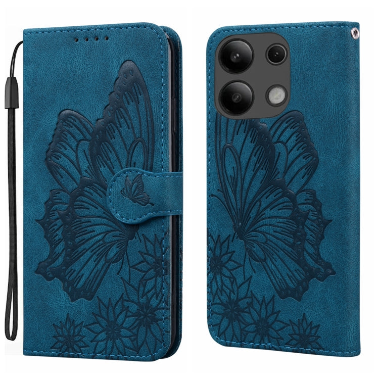 Retro Skin Feel Butterflies Embossing Horizontal Flip Leather Phone Case, For Redmi Note 14 5G, For Redmi Note 14 Pro 5G, For Redmi 14C 4G, For Xiaomi Redmi Note 13 Pro 4G, For Xiaomi Redmi Note 13 4G, For Xiaomi Redmi 13C / POCO C65                   ...