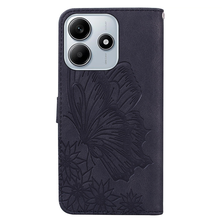 Retro Skin Feel Butterflies Embossing Horizontal Flip Leather Phone Case, For Redmi Note 14 5G, For Redmi Note 14 Pro 5G, For Redmi 14C 4G, For Xiaomi Redmi Note 13 Pro 4G, For Xiaomi Redmi Note 13 4G, For Xiaomi Redmi 13C / POCO C65                   ...