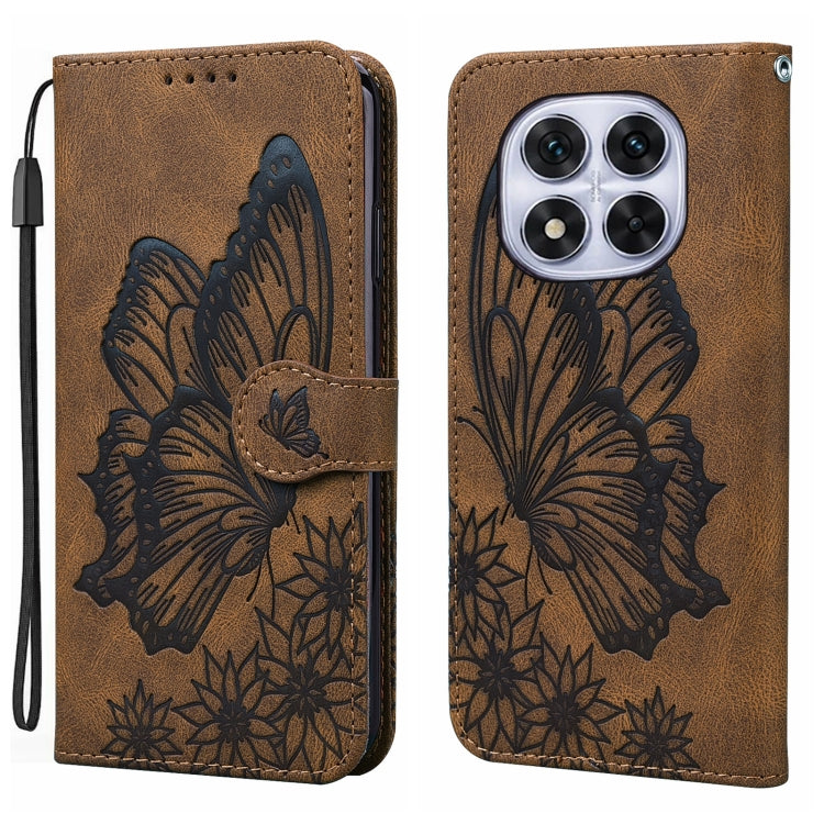 Retro Skin Feel Butterflies Embossing Horizontal Flip Leather Phone Case, For Redmi Note 14 5G, For Redmi Note 14 Pro 5G, For Redmi 14C 4G, For Xiaomi Redmi Note 13 Pro 4G, For Xiaomi Redmi Note 13 4G, For Xiaomi Redmi 13C / POCO C65                   ...