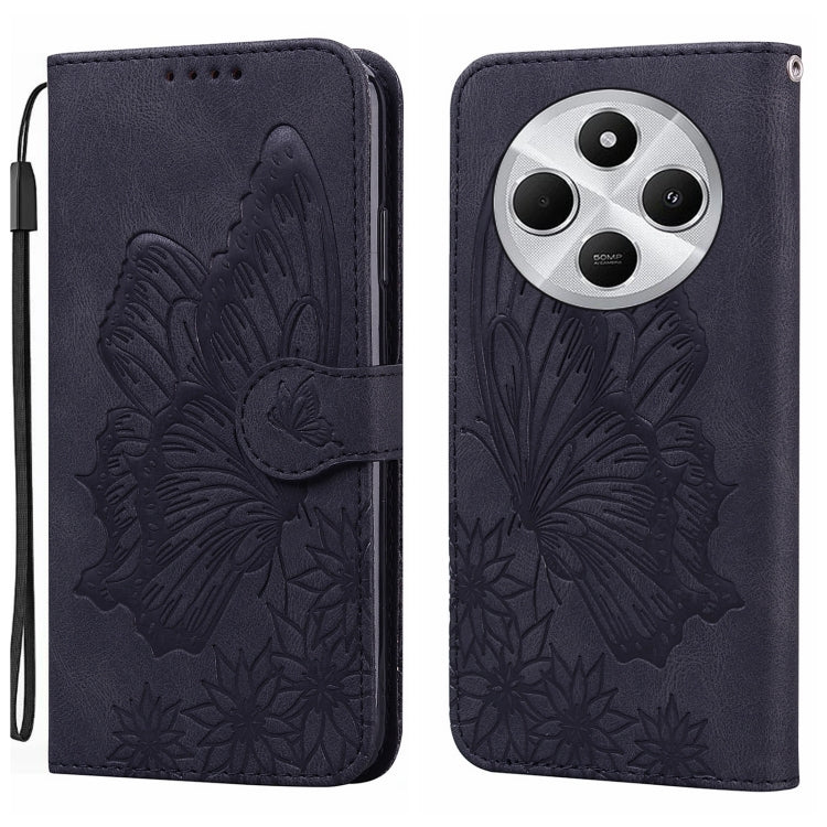 Retro Skin Feel Butterflies Embossing Horizontal Flip Leather Phone Case, For Redmi Note 14 5G, For Redmi Note 14 Pro 5G, For Redmi 14C 4G, For Xiaomi Redmi Note 13 Pro 4G, For Xiaomi Redmi Note 13 4G, For Xiaomi Redmi 13C / POCO C65                   ...