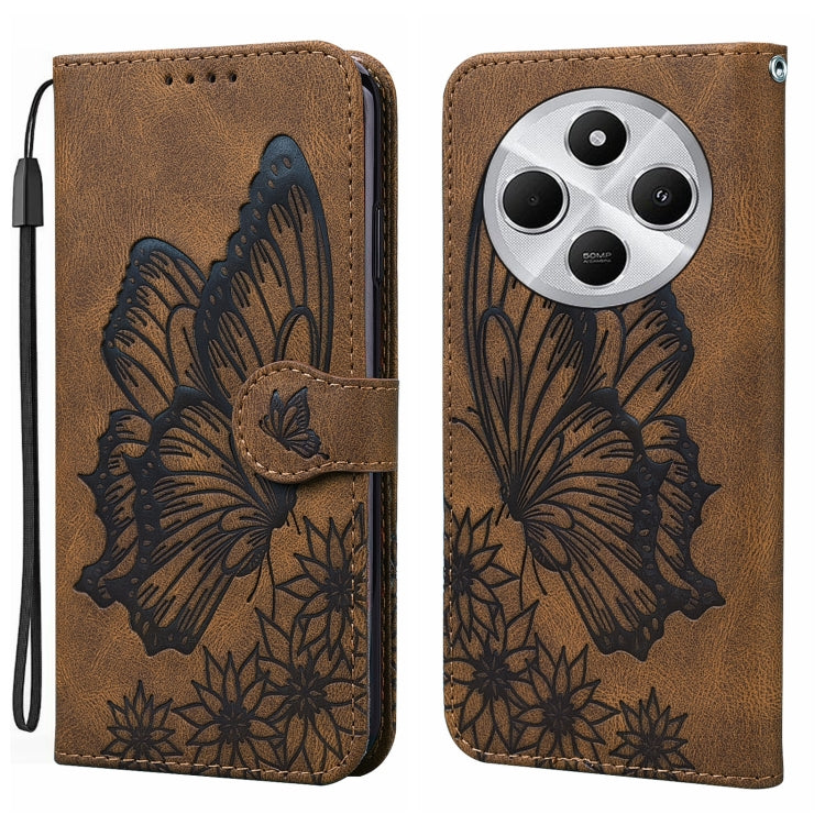 Retro Skin Feel Butterflies Embossing Horizontal Flip Leather Phone Case, For Redmi Note 14 5G, For Redmi Note 14 Pro 5G, For Redmi 14C 4G, For Xiaomi Redmi Note 13 Pro 4G, For Xiaomi Redmi Note 13 4G, For Xiaomi Redmi 13C / POCO C65                   ...