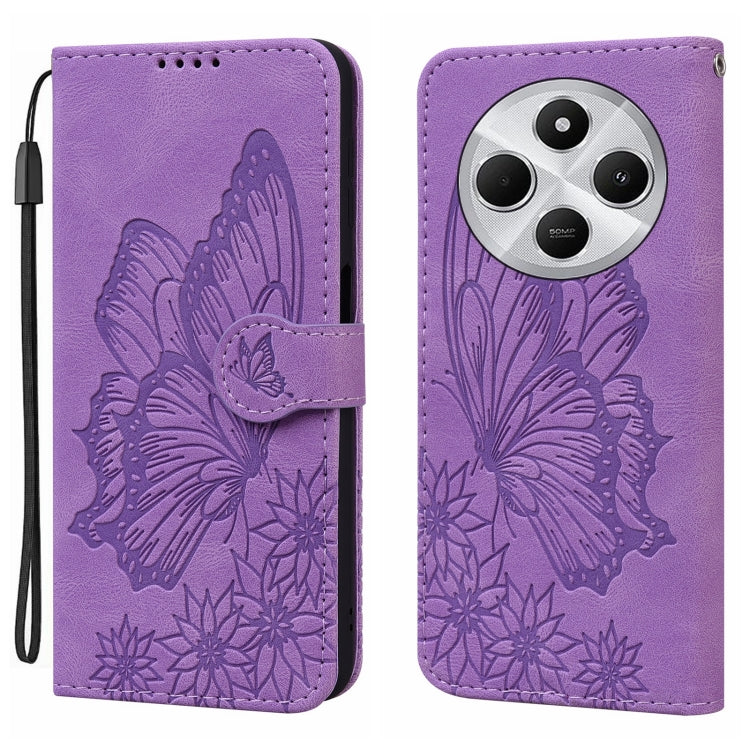 Retro Skin Feel Butterflies Embossing Horizontal Flip Leather Phone Case, For Redmi Note 14 5G, For Redmi Note 14 Pro 5G, For Redmi 14C 4G, For Xiaomi Redmi Note 13 Pro 4G, For Xiaomi Redmi Note 13 4G, For Xiaomi Redmi 13C / POCO C65                   ...