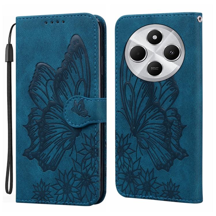 Retro Skin Feel Butterflies Embossing Horizontal Flip Leather Phone Case, For Redmi Note 15 Pro+ 5G Global 163.3mm, For Redmi Note 15 4G / 5G Global 164mm, For Redmi Note 15 Pro 4G Global 163.2mm, For Redmi Note 15 Pro 5G Global 163.6mm                ...