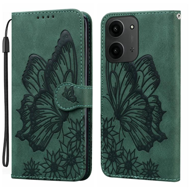 Retro Skin Feel Butterflies Embossing Horizontal Flip Leather Phone Case, For Redmi Note 15 Pro+ 5G Global 163.3mm, For Redmi Note 15 4G / 5G Global 164mm, For Redmi Note 15 Pro 4G Global 163.2mm, For Redmi Note 15 Pro 5G Global 163.6mm                ...
