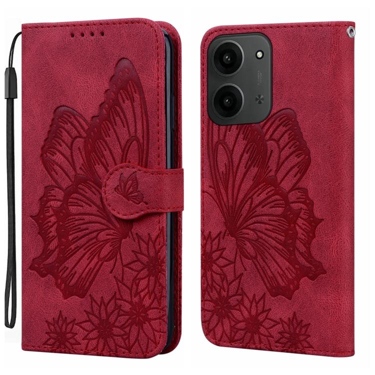Retro Skin Feel Butterflies Embossing Horizontal Flip Leather Phone Case, For Redmi Note 15 Pro+ 5G Global 163.3mm, For Redmi Note 15 4G / 5G Global 164mm, For Redmi Note 15 Pro 4G Global 163.2mm, For Redmi Note 15 Pro 5G Global 163.6mm                ...