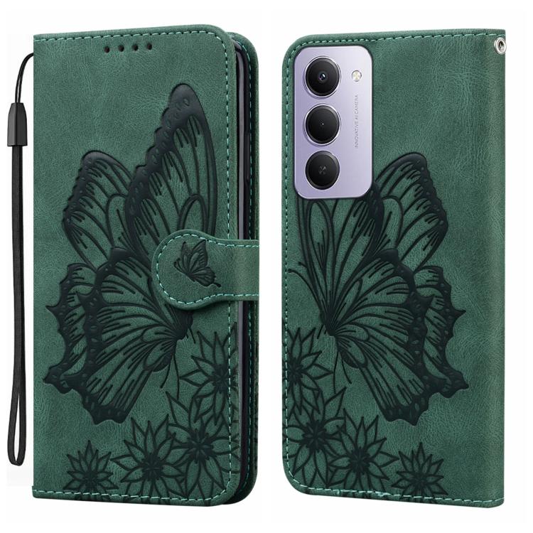 Retro Skin Feel Butterflies Embossing Horizontal Flip Leather Phone Case, For Redmi Note 15 Pro+ 5G Global 163.3mm, For Redmi Note 15 4G / 5G Global 164mm, For Redmi Note 15 Pro 4G Global 163.2mm, For Redmi Note 15 Pro 5G Global 163.6mm                ...