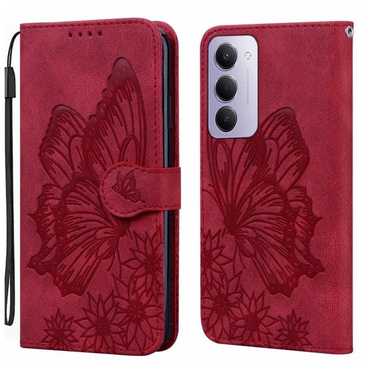 Retro Skin Feel Butterflies Embossing Horizontal Flip Leather Phone Case, For Redmi Note 15 Pro+ 5G Global 163.3mm, For Redmi Note 15 4G / 5G Global 164mm, For Redmi Note 15 Pro 4G Global 163.2mm, For Redmi Note 15 Pro 5G Global 163.6mm                ...