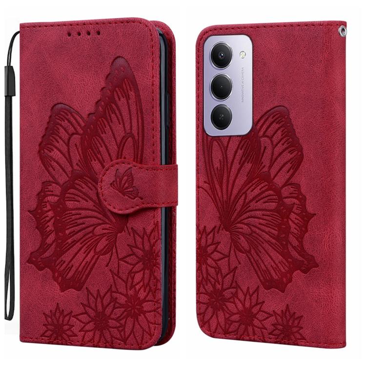 Retro Skin Feel Butterflies Embossing Horizontal Flip Leather Phone Case, For Redmi Note 15 Pro+ 5G Global 163.3mm, For Redmi Note 15 4G / 5G Global 164mm, For Redmi Note 15 Pro 4G Global 163.2mm, For Redmi Note 15 Pro 5G Global 163.6mm                ...