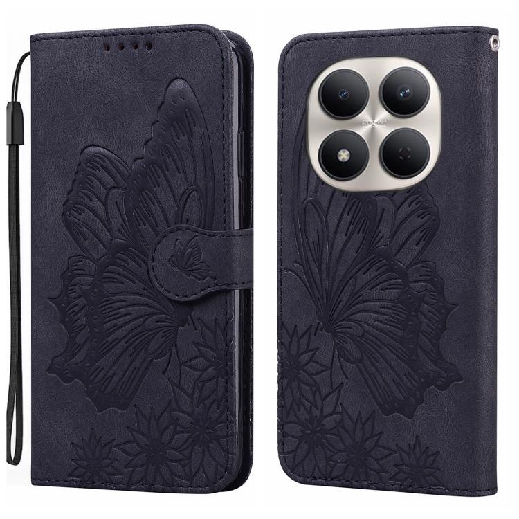 Retro Skin Feel Butterflies Embossing Horizontal Flip Leather Phone Case, For Redmi Note 15 Pro+ 5G Global 163.3mm, For Redmi Note 15 4G / 5G Global 164mm, For Redmi Note 15 Pro 4G Global 163.2mm, For Redmi Note 15 Pro 5G Global 163.6mm                ...