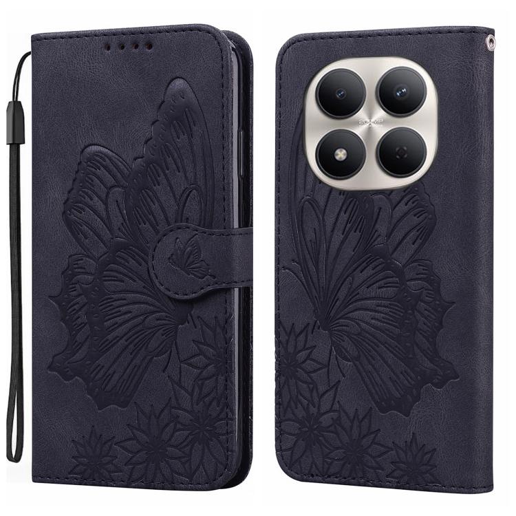 Retro Skin Feel Butterflies Embossing Horizontal Flip Leather Phone Case, For Redmi Note 15 Pro+ 5G Global 163.3mm, For Redmi Note 15 4G / 5G Global 164mm, For Redmi Note 15 Pro 4G Global 163.2mm, For Redmi Note 15 Pro 5G Global 163.6mm                ...
